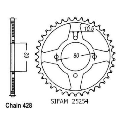 Rozeta pro Tt-r 125